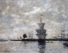 Boudin Eugne Le Havre Sun . , 