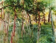 Alberi al Bois de Boulogne. Boldini, 