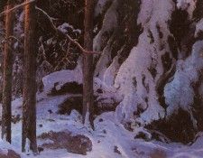 Brandt Carl A Snow Covered Forest. , 