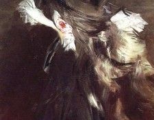 Portrait of Mlle Lantelme 1907. Boldini, 