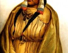 Kb 0026 Woman of The Cree-Tribe KarlBodmer, 1832-33 sqs. , 