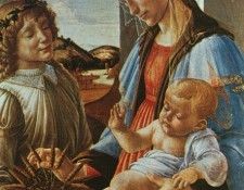BOTTICELLI, SANDRO - MADONNA AND CHILD WITH AN ANGEL, AFTER 1. , Alessandro