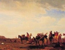 Indians Traveling near Fort Laramie. , 