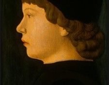 BELLINI,J, ATTR. PROFILE PORTRAIT OF A BOY, PROBABLY C. 1470. , 