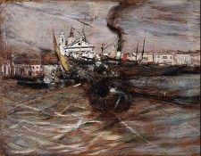 Navi a Venezia. Boldini, 