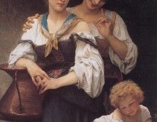 Bouguereau Le secret. ,  