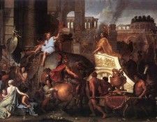 LE BRUN Charles Entry Of Alexander Into Babylon. ,  