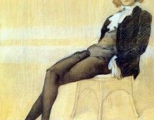 bakst the poet zinaida gippius 1906. , 
