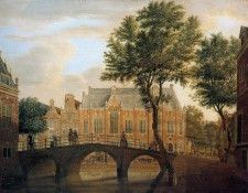 Beijer de Jan Spui with Lutherian church Sun. Beijer,  