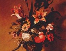 bosschaert-the-younger flowers in bronze vase c1640. Bosschaert,  II