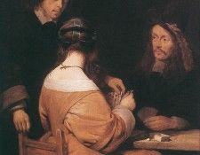 TERBORCH Gerard Card players. Borch,  