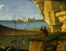BELLINI,G. SAINT JEROME READING, 1480-1490, DETALJ 3, NGW. , 
