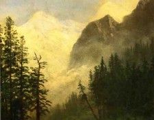 Bierstadt Albert Mountain Landscape. , 