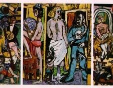 Beckmann,Max The acrobats, 1939, Private collection, St. Lou. , 