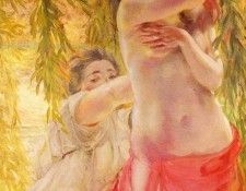 Besnard Paul Albert Sous Les Saules. Besnard  