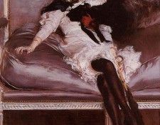 Portrait of Giovinetta Errazuriz 1892. Boldini, 