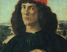 BOTTICELLI, SANDRO - PORTRAIT OF A MAN WITH A MEDAL, BEFORE 1. , Alessandro