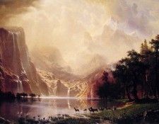 Among the Sierra Nevada Mountains. , 