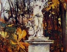 Statue in the Park of Versailles. Boldini, 