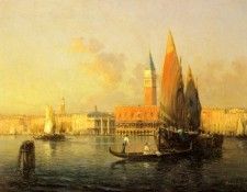 Bouvard Antoine A View Of Venice From Isola Di S Georgio. , 