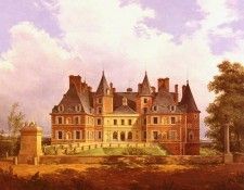 Barbier Nicolas Alexandre A French Chateau. ,  