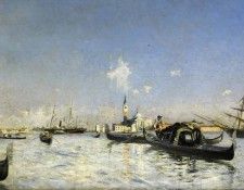 Lisola di San Giorgio a Venezia. Boldini, 