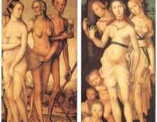 BALDUNG GRIEN Hans Three Ages Of Man And Three Graces.  Grien, 