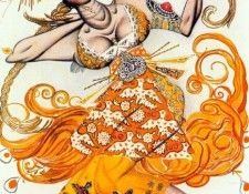 bakst loiseau-de-feu costume 1913. , 