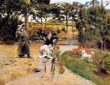 En el Jardin. Boldini, 