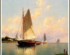 bs-ahp- Alfred T Bricher- Blue Point- Long Island. Bricher,  