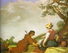 BLOEMAERT Abraham Shepherd And Shepherdess. Bloemaert, 