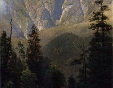 Bierstadt Albert Mountainous Landscape. , 