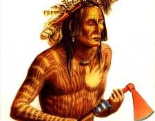 Tna 0017 Mato-Tope A Mandan Chief KarlBodmer, 1834 sqs. , 