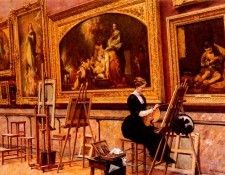 Beroud Louis Au Musee Du Louvre. Beroud 