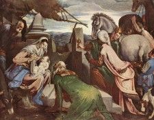 Bassano,J. The three magi, ca 1562, 92.3x117.5 cm, Kunsthist. ,    