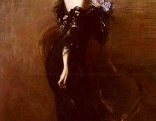 Madame Pages In Evening Dress 1912. Boldini, 