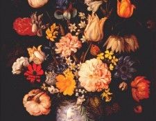 bosschaert large bouquet in wan-li vase 1609. Bosschaert,  II