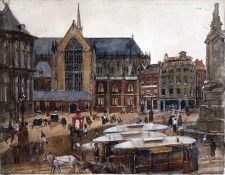 Breitner George Hendrik View on the Dam Sun.   