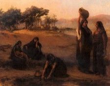 Bridgman Fredick Arthur Women Drawing Water From The Nile. ,  