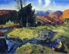 Bellows George Wesley Autumn Brook. ,  
