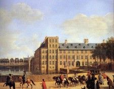 Berkheyde Gerrit Adriaensz The hofvijver in Den Haag Sun. Berkheyde, 