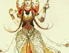 bakst loiseau-de-feu the-firebird 1910. , 
