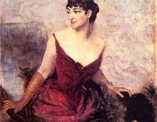 Boldini Giovanni Countess de Rasty Seated in an Armchair. Boldini, 