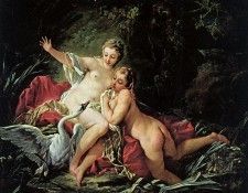 BOUCHER - LEDA AND THE SWAN. , 