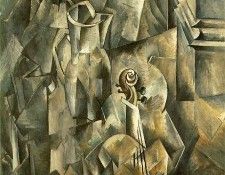 Braque Violin and pitcher, 1910, Kunstmuseum Basel. , 