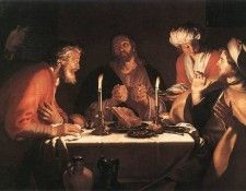 BLOEMAERT Abraham The Emmaus Disciples. Bloemaert, 