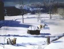 bellows blue snow, the battery 1910. ,  