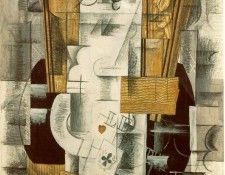 Braque Fruit Dish, Ace of Clubs, 1913, Paris Pompidou. , 