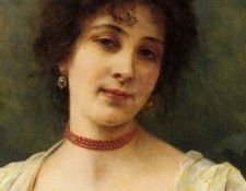 Blass Eugene De An Elegant Lady. Blaas,  