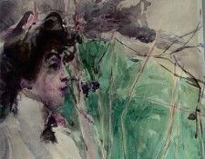 Femme de Profil. Boldini, 